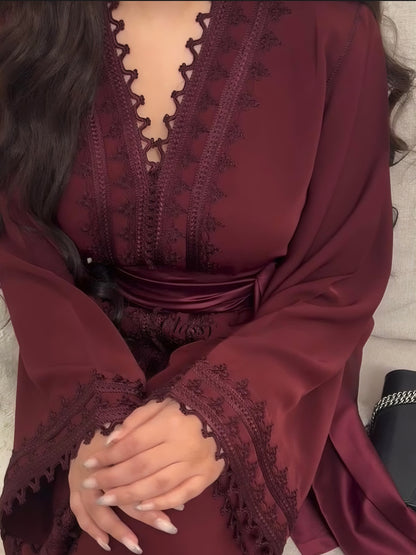 Caftan Neda - Rouge Terracotta