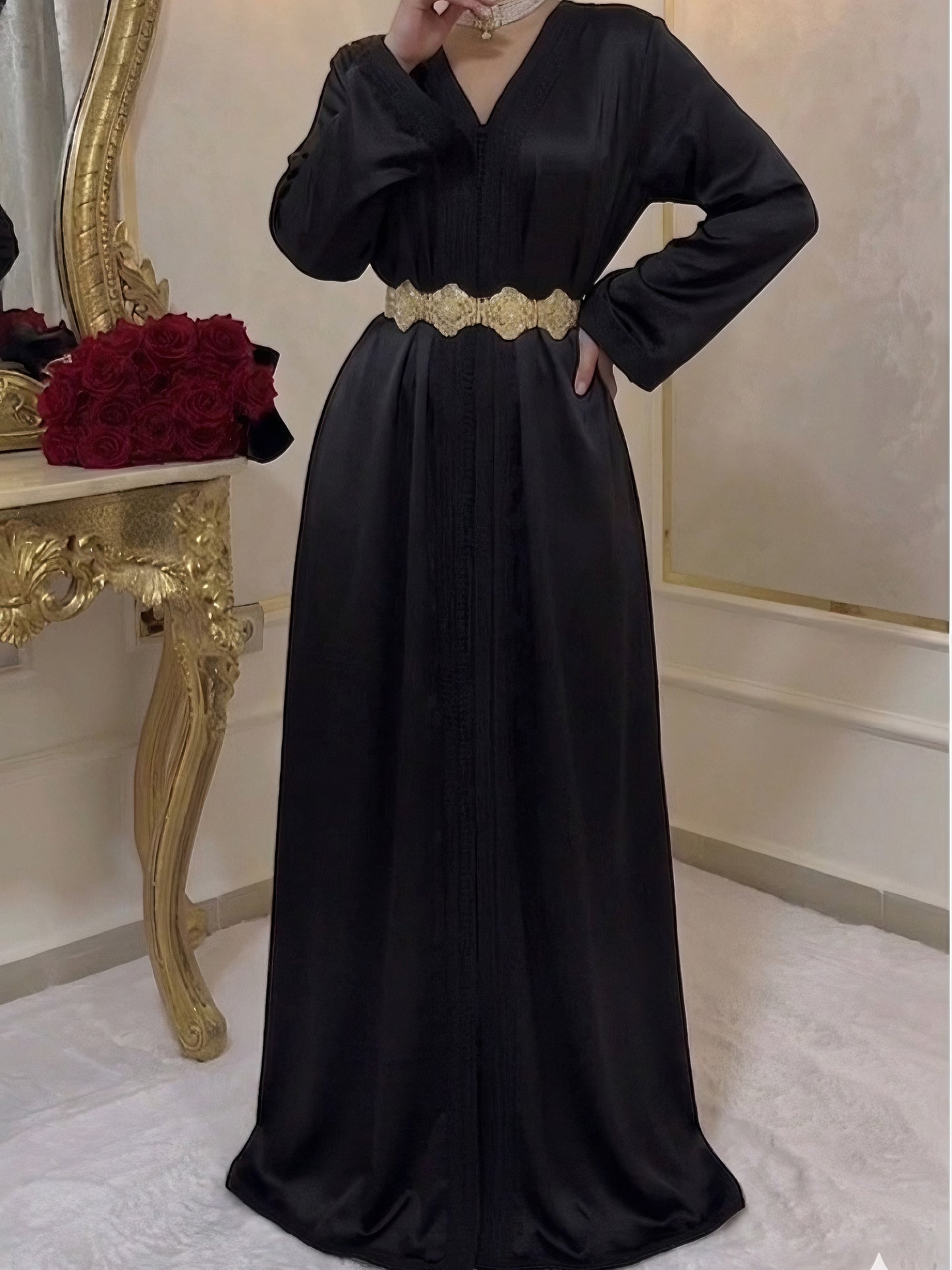 Caftan Alya - Noir