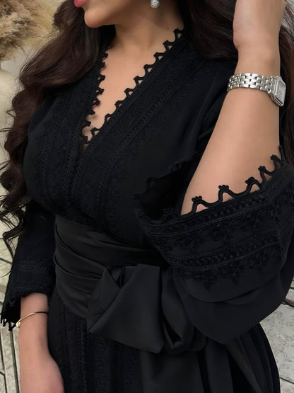 Caftan Neda - Noir