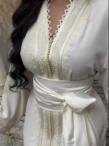 Caftan Neda - Blanc