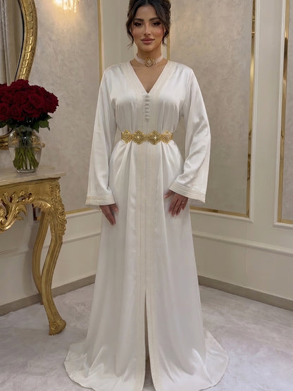 Caftan Alya - Blanc