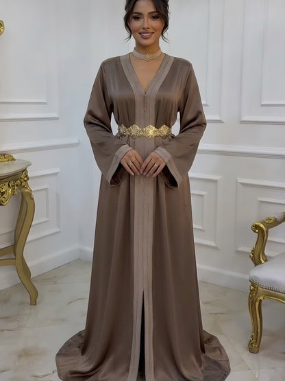 Caftan Alya - Taupe Glacé
