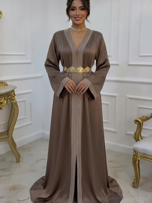 Caftan Alya - Taupe Glacé