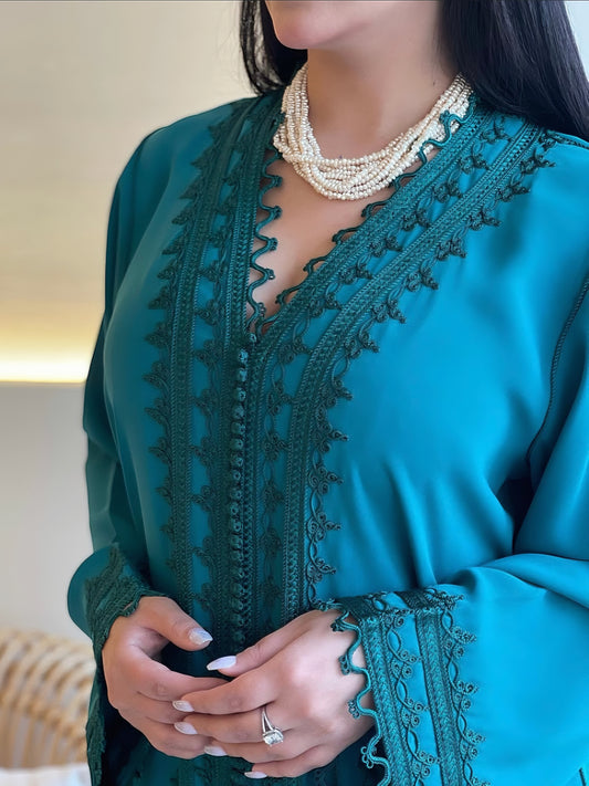 Caftan Neda - Bleu