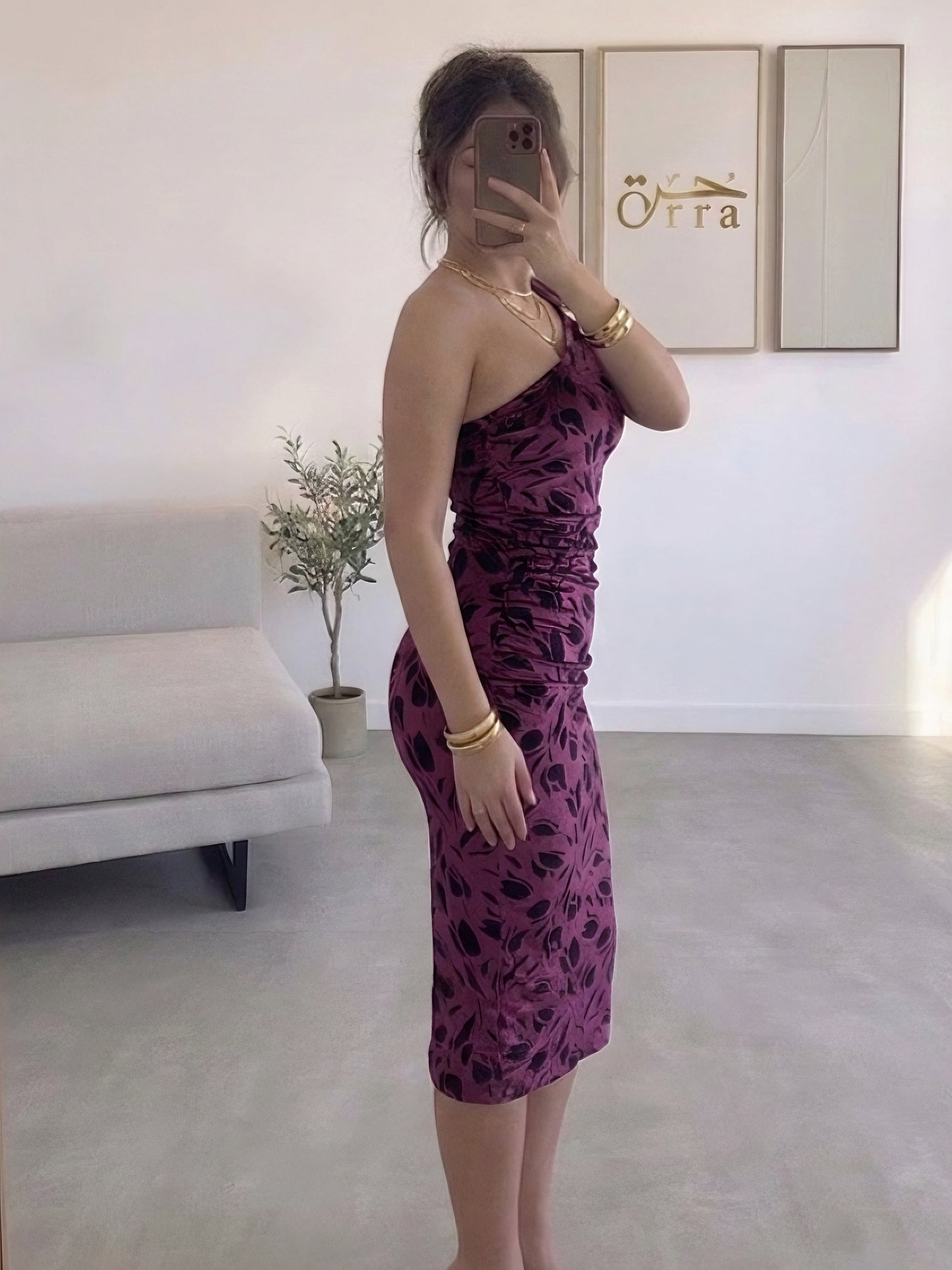 Robe Chanel - Prune
