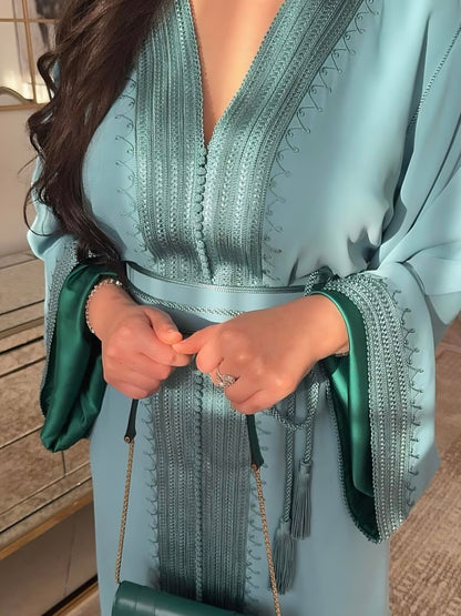 Caftan Leya - Turquoise