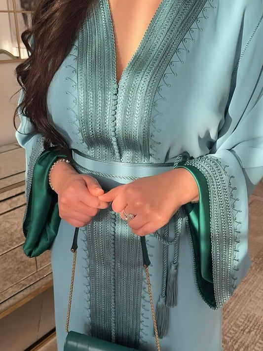 Caftan Leya - Turquoise