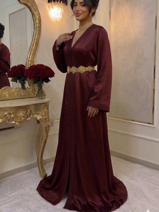 Caftan Alya - Grenat