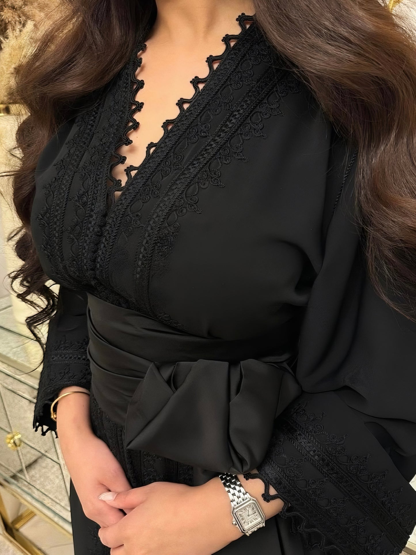 Caftan Neda - Noir