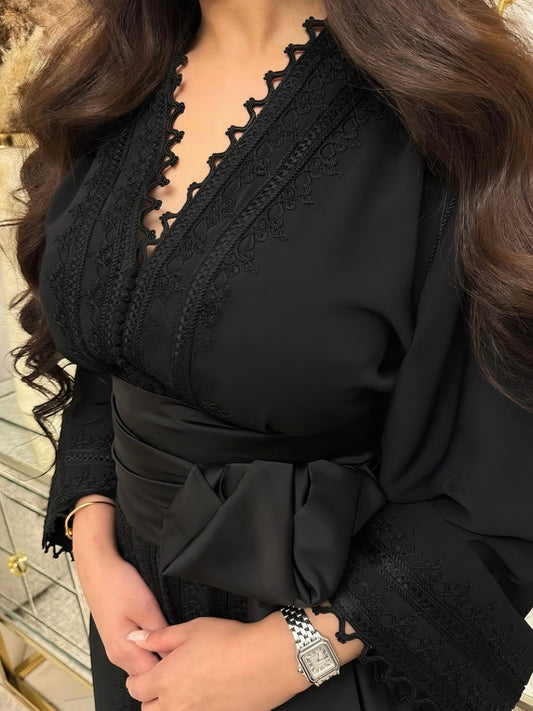 Caftan Neda - Noir