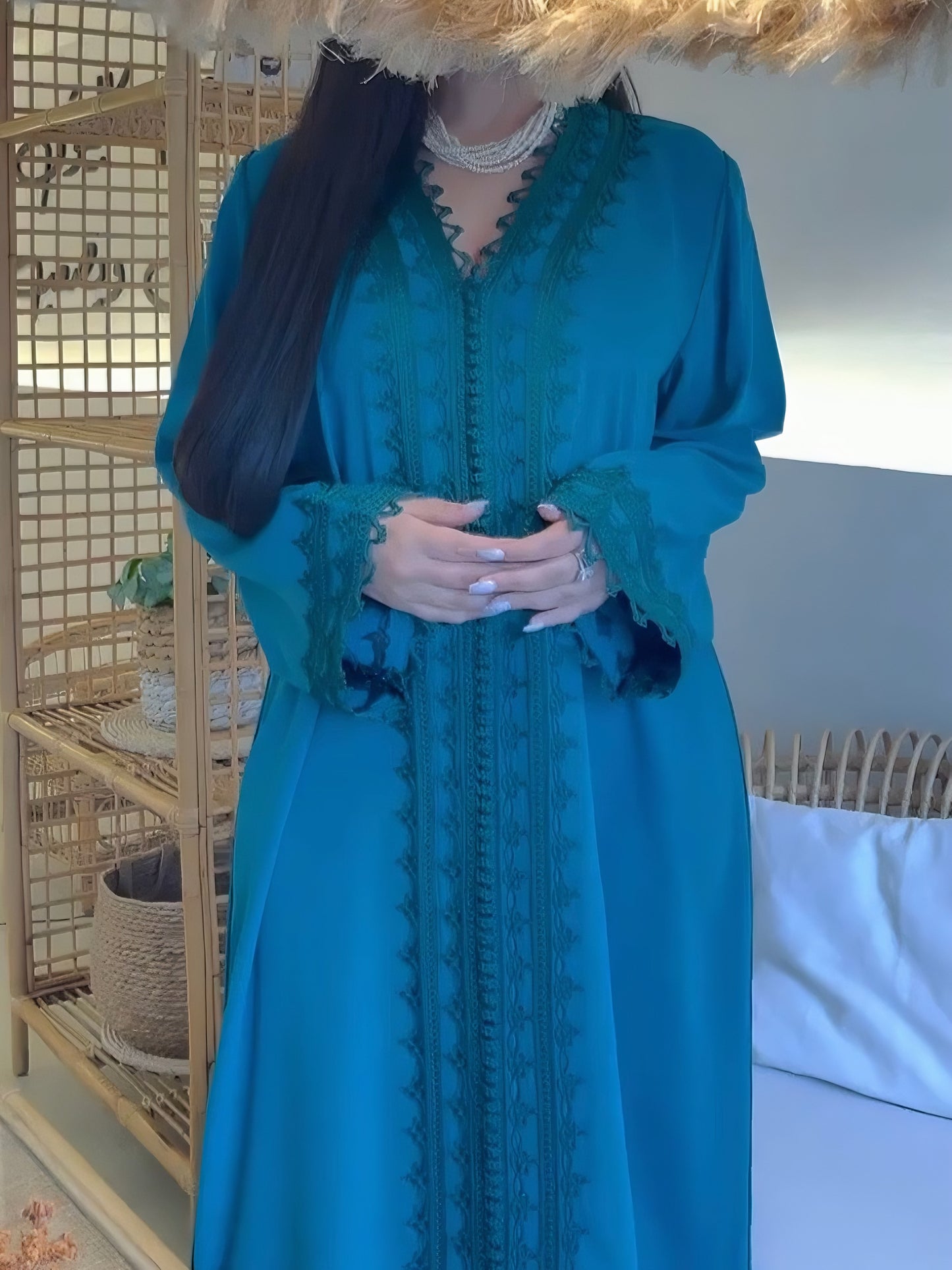 Caftan Neda - Bleu